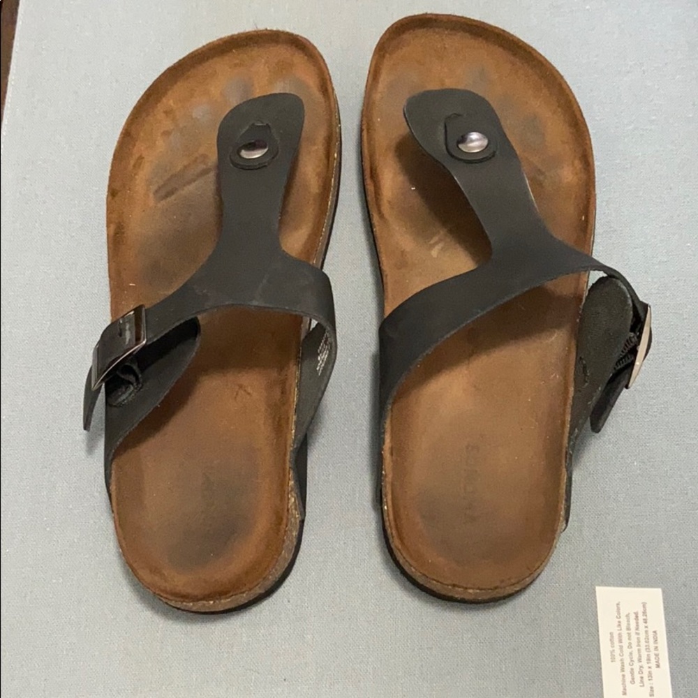 Black sandals